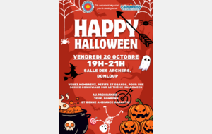 Soirée Halloween le 20 octobre animée par le Comité Jeunes