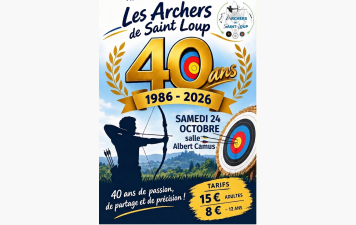 Les archers de St Loup fête leur 40 ans
